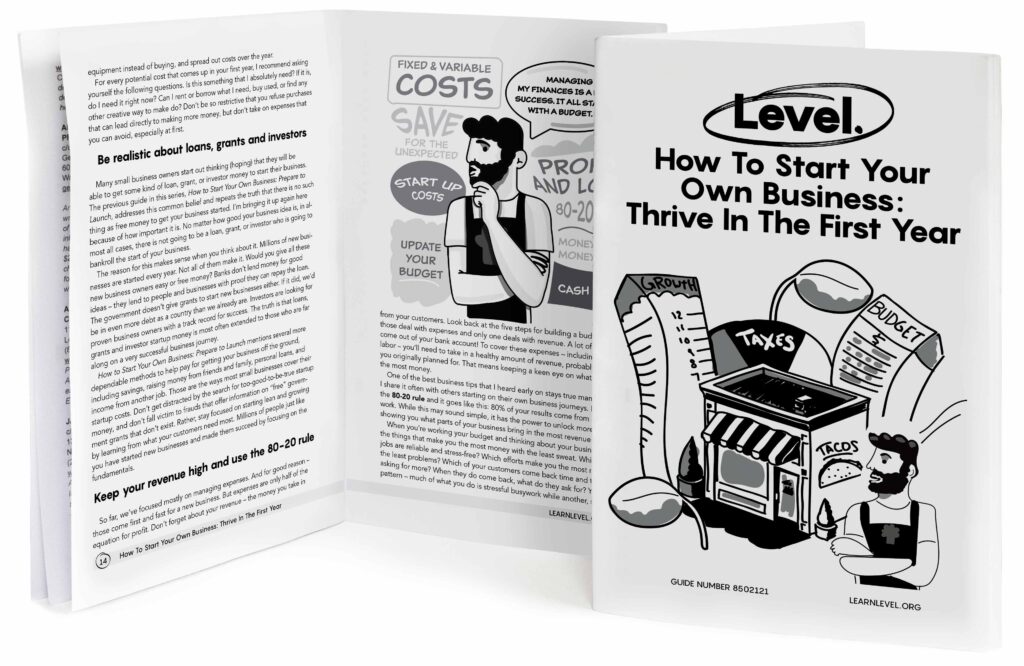 Level's guide How To Start Your Own Business: Thrive In The First Year
