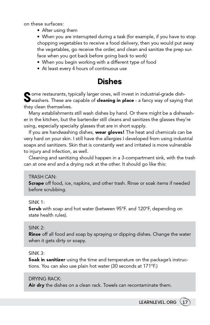 Page 17 - Become A Licensed Food Handler by Level
