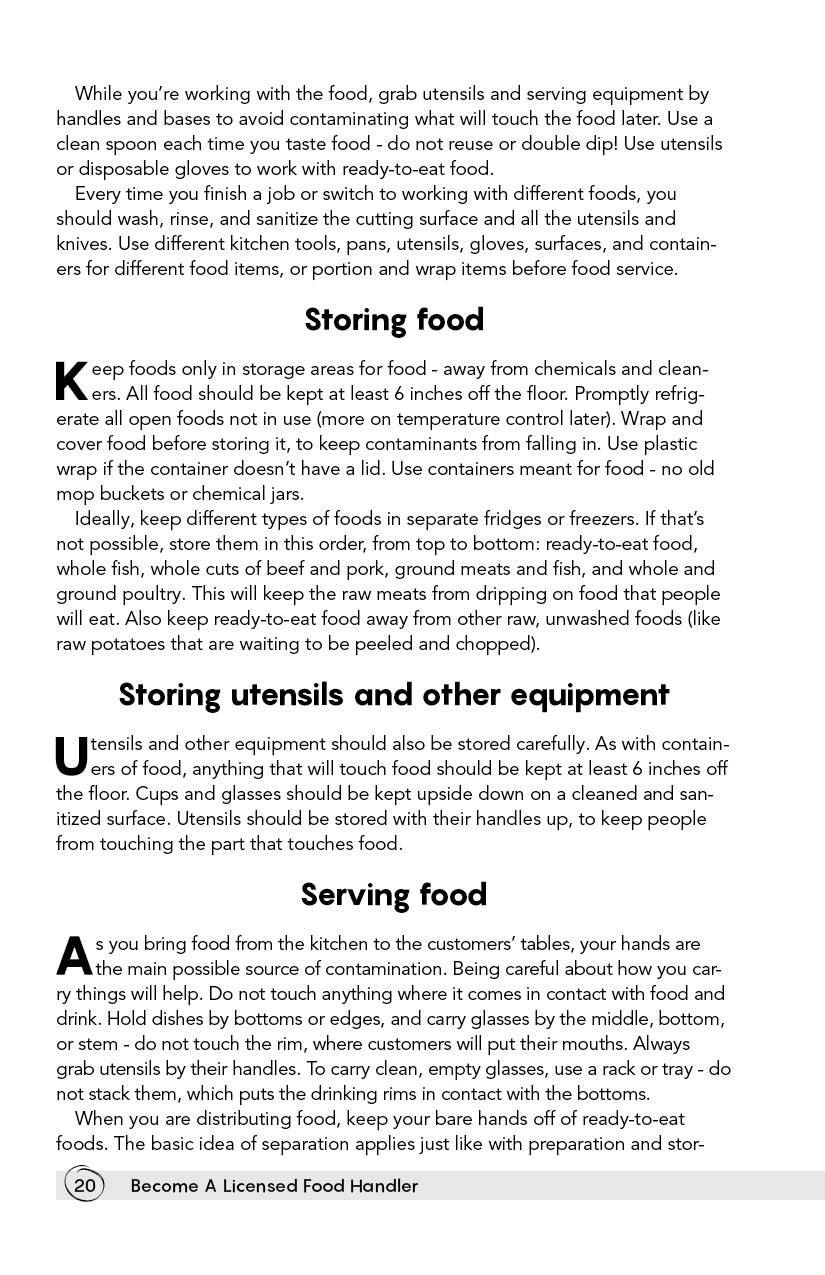 Page 28 - Become A Licensed Food Handler by Level