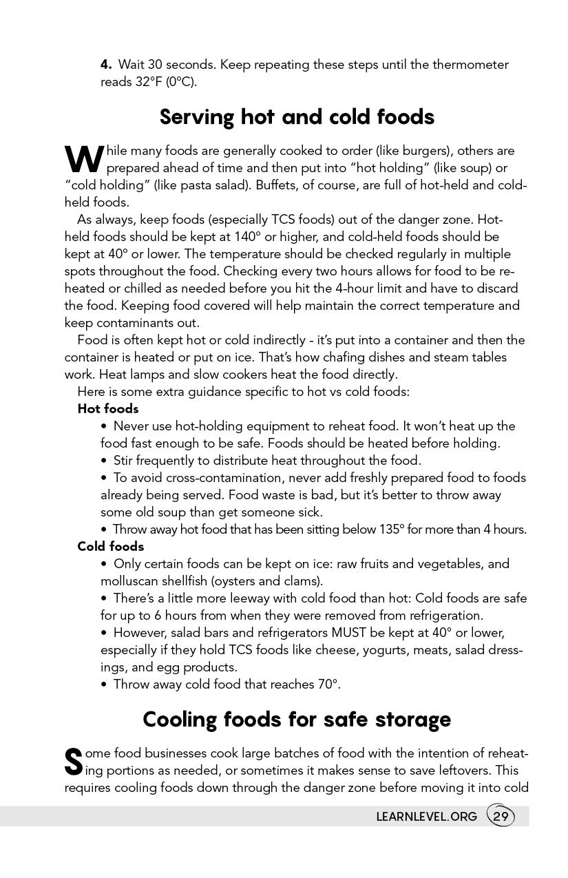 Page 29 - Become A Licensed Food Handler by Level