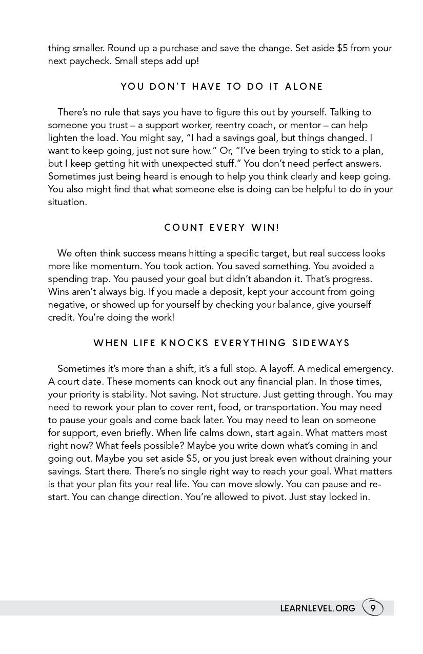 Page 9 - Build Your Financial Future: Set Up For Success by Level