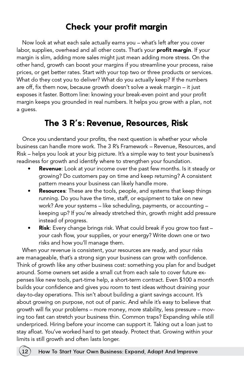Page 12 - How To Start Your Own Business: Expand, Adapt And Improve by Level