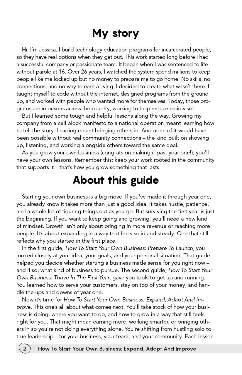 Page 2 - How To Start Your Own Business: Expand, Adapt And Improve by Level