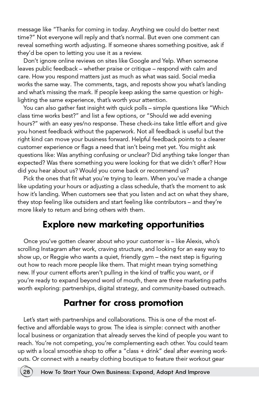 Page 28 - How To Start Your Own Business: Expand, Adapt And Improve by Level