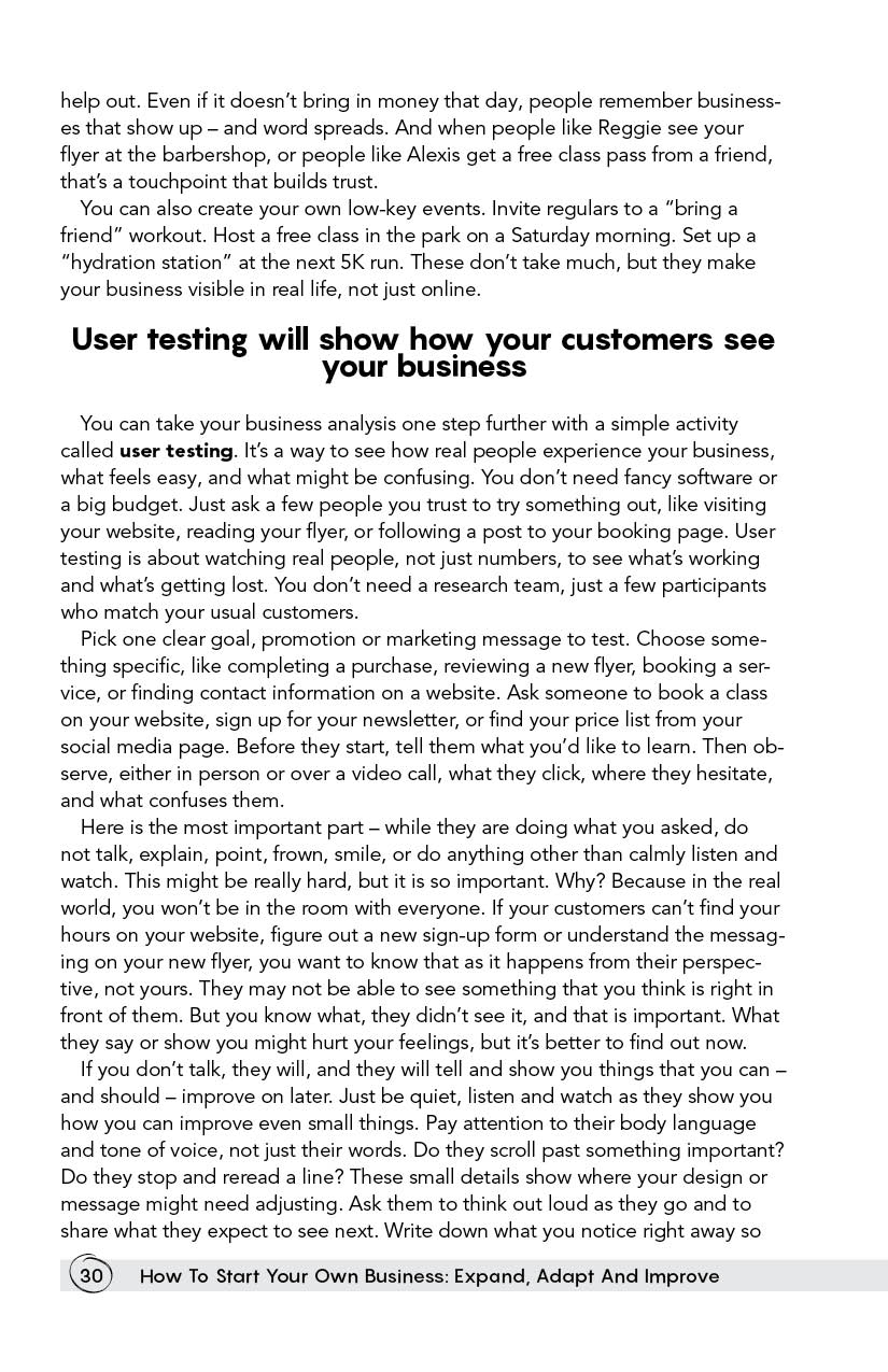 Page 30 - How To Start Your Own Business: Expand, Adapt And Improve by Level