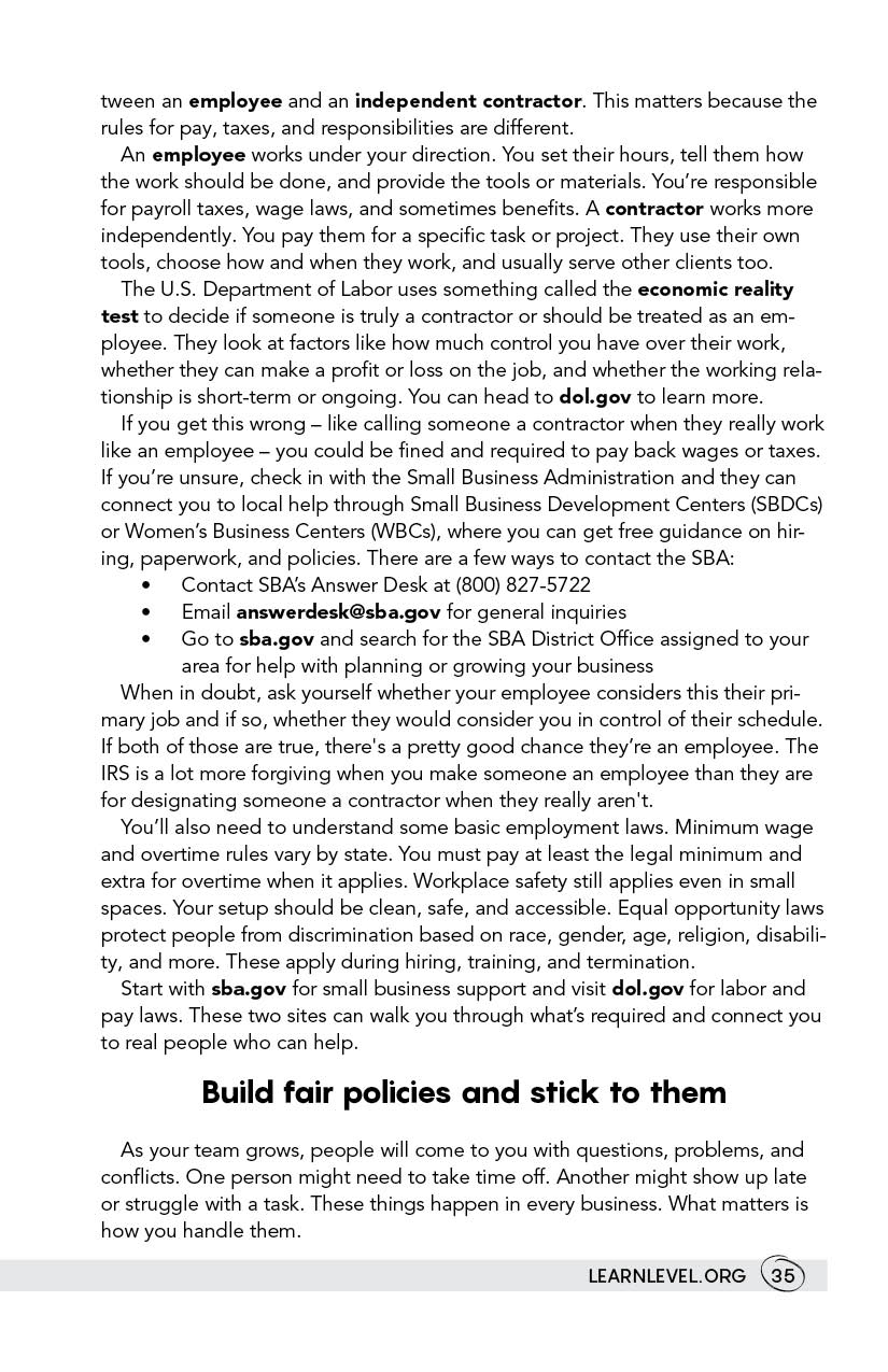 Page 35 - How To Start Your Own Business: Expand, Adapt And Improve by Level