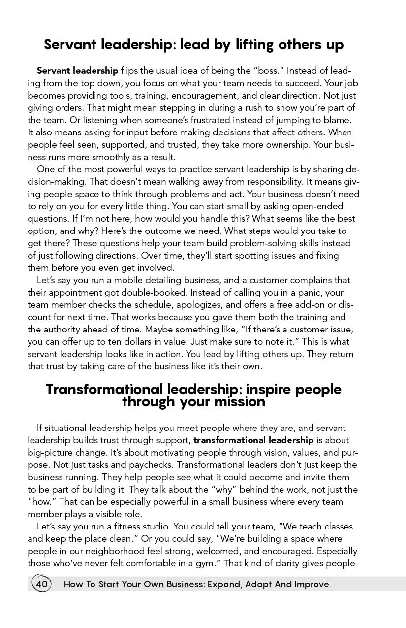 Page 40 - How To Start Your Own Business: Expand, Adapt And Improve by Level