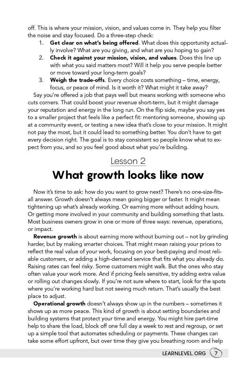 Page 7 - How To Start Your Own Business: Expand, Adapt And Improve by Level