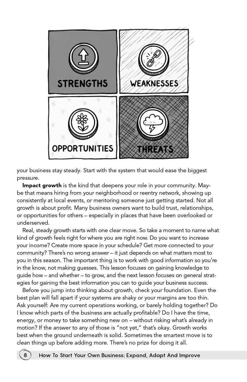 Page 8 - How To Start Your Own Business: Expand, Adapt And Improve by Level