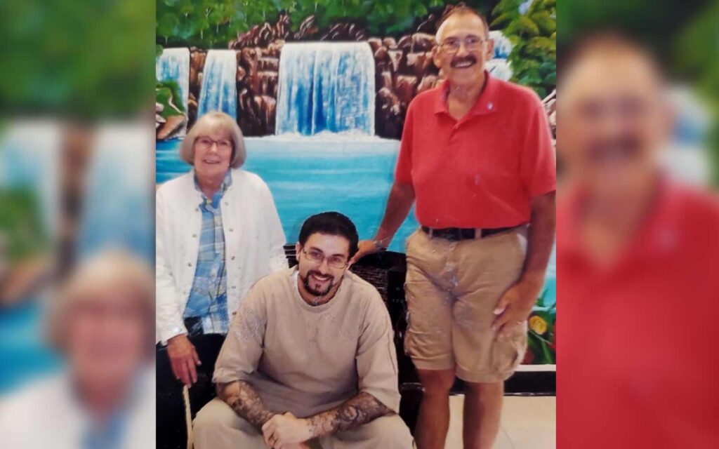 Kathy and Phil Shaw with their son Bronson. Kathy and Phil enrolled Bronson in Level's prison education program.