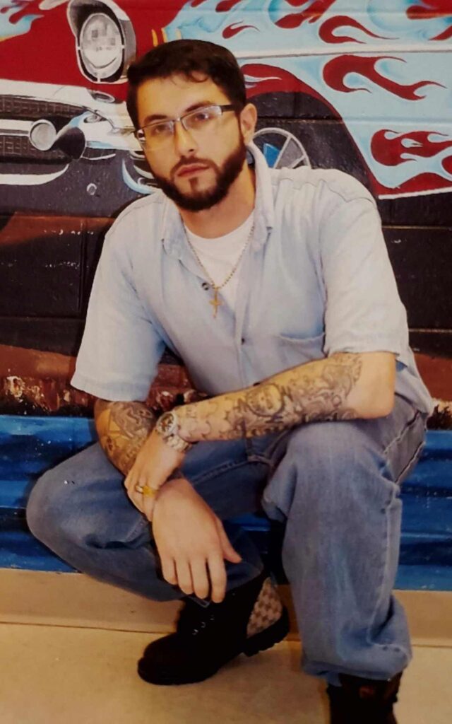 Bronson Shaw, who is enrolled in Level's prison education program