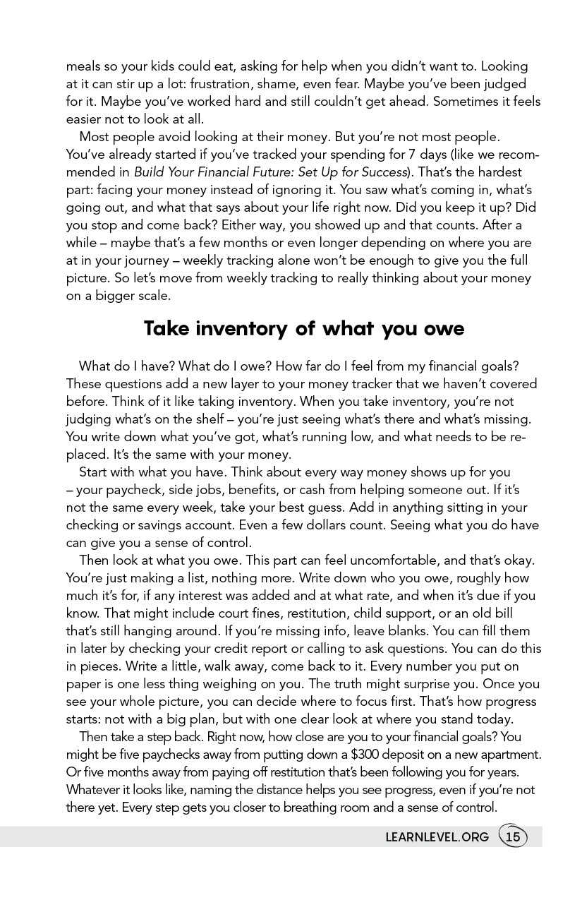 Page 15 - Build Your Financial Future: Stabilize And Grow by Level