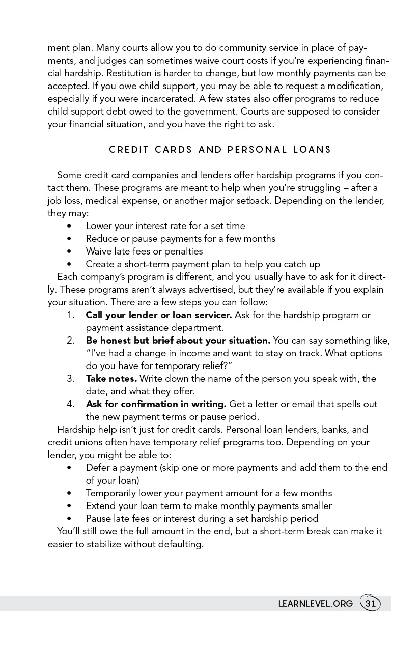 Page 31 - Build Your Financial Future: Stabilize And Grow by Level