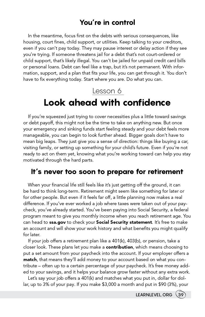 Page 39 - Build Your Financial Future: Stabilize And Grow by Level