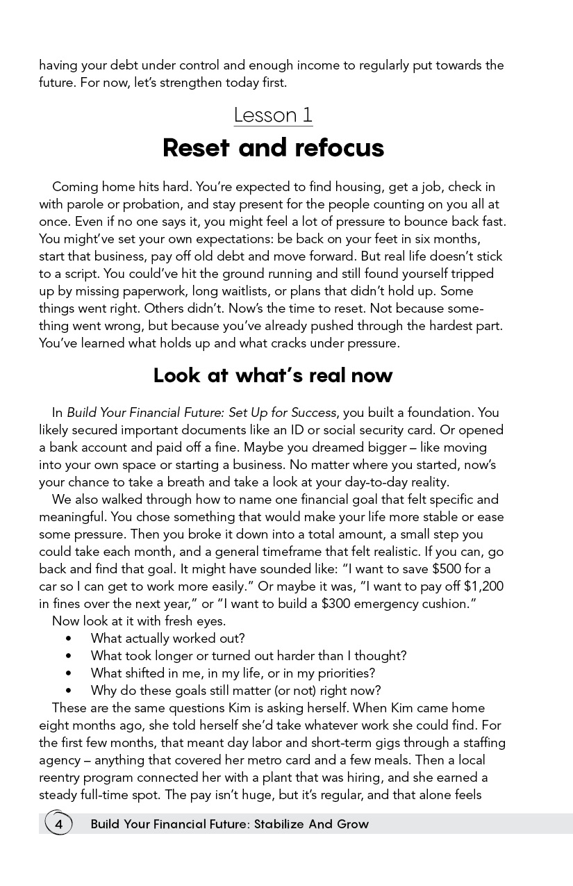 Page 4 - Build Your Financial Future: Stabilize And Grow by Level