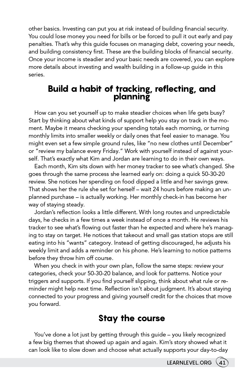 Page 41 - Build Your Financial Future: Stabilize And Grow by Level