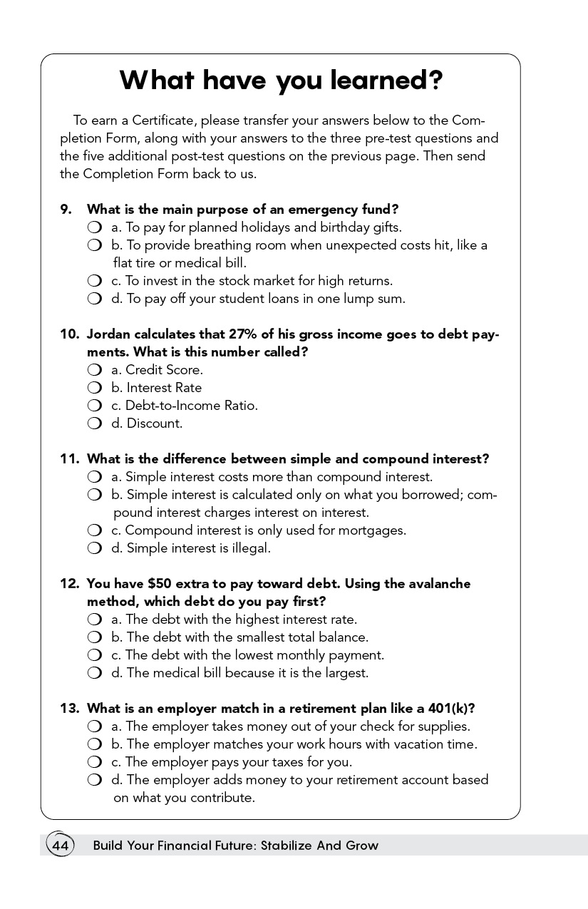 Page 44 - Build Your Financial Future: Stabilize And Grow by Level