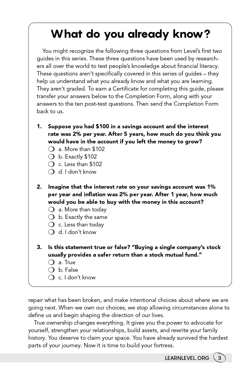 Page 3 - Build Your Financial Future: The Power Of Ownership by Level